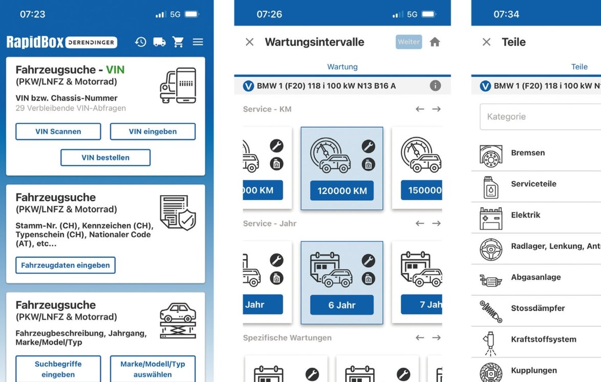 RapidBox-Anwendung RapidBox-Anwendung